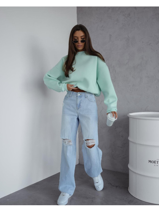 Bluza Me Gusta Irys Pastelowy Sen Mięta