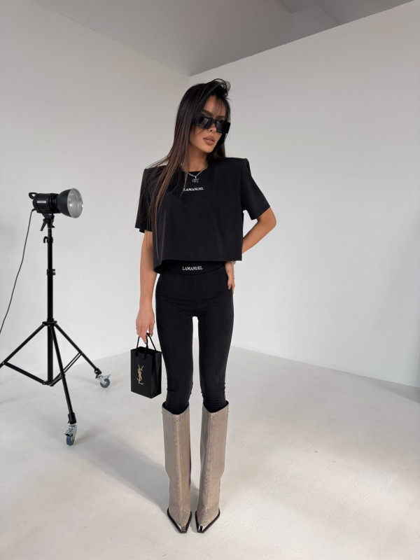 LaManuel Legginsy ADORE Czarne