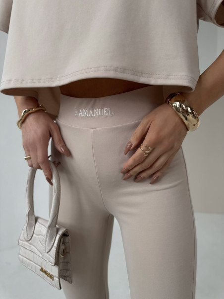 LaManuel Legginsy ADORE Beż