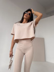 LaManuel Legginsy ADORE Beż