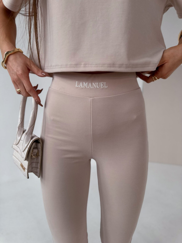 LaManuel Legginsy ADORE Beż