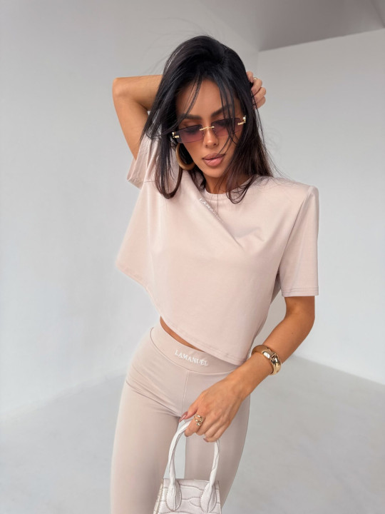 LaManuel Legginsy ADORE Beż
