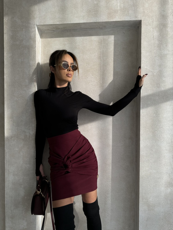 Spódnica EVE Bordo  La Manuel