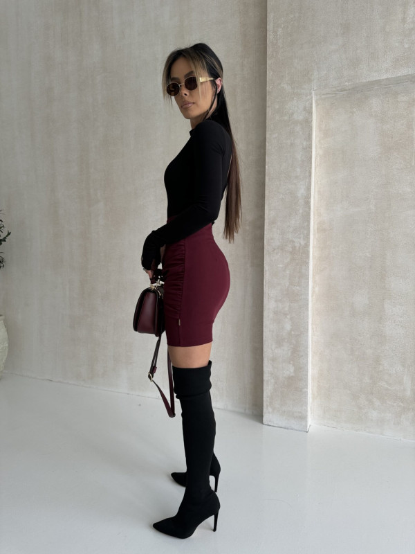 Spódnica EVE Bordo  La Manuel