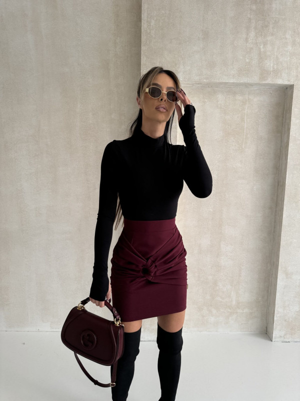 Spódnica EVE Bordo  La Manuel