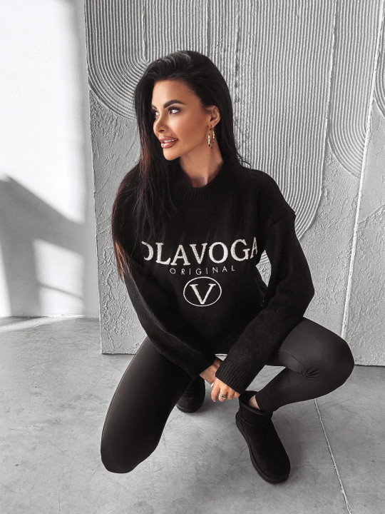 SWETER DAMSKI OLAVOGA STINE 2024 Czarny