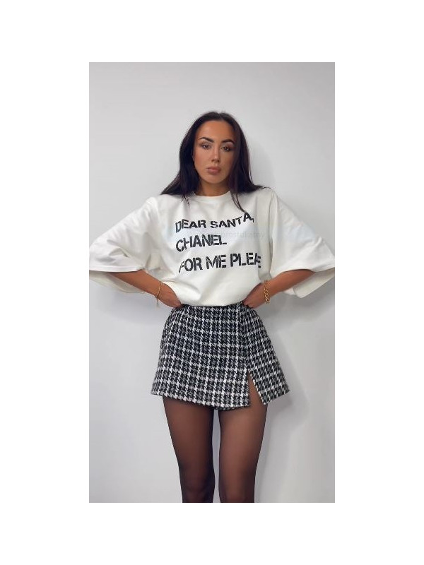 T-SHIRT OVERSIZE SANTA BIAŁA La Milla