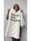 T-SHIRT OVERSIZE SANTA BIAŁA La Milla