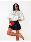T-shirt z logo La Milla Paris - Białay