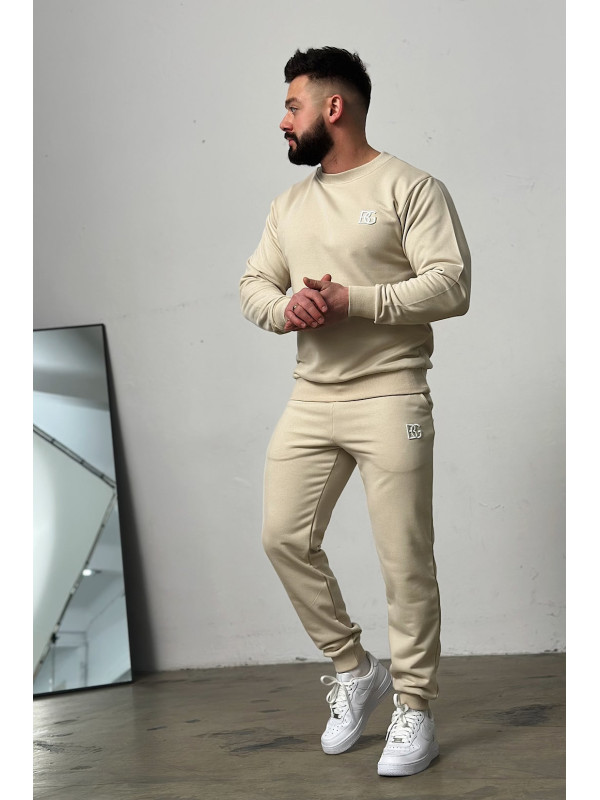 Dres Męski BG BASIC Brand Beżowy - Brandenburg