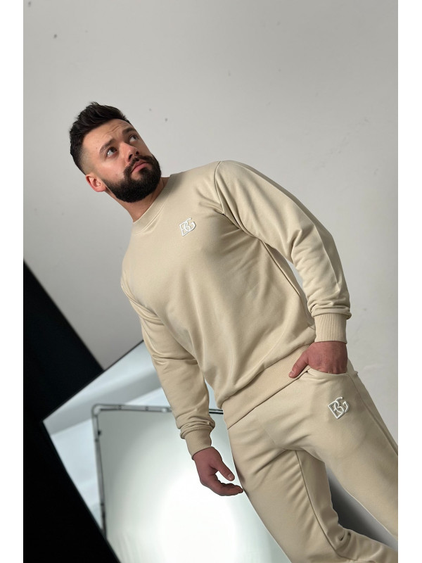 Dres Męski BG BASIC Brand Beżowy - Brandenburg