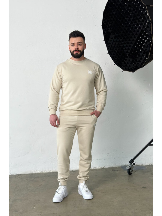 Dres Męski BG BASIC Brand Beżowy - Brandenburg Dres Męski BG BASIC Brand Beżowy - Brandenburg