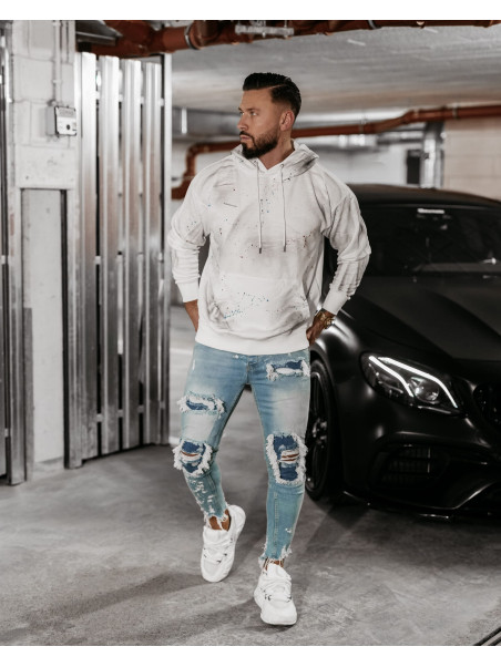 Bluza męska OLAVOGA Blade 2025 Ecru