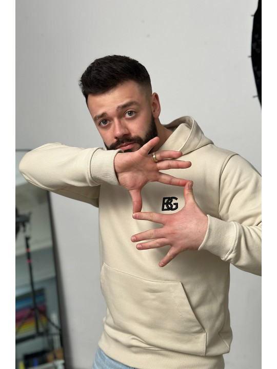 Bluza Męska BG DANTE Beżowa Brandenburg Bluza Męska BG DANTE Beżowa Brandenburg