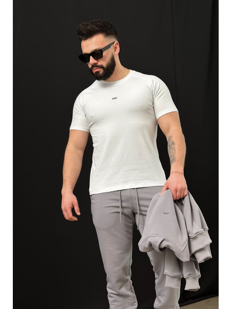 T-SHIRT Męski BG BLADE Biały Brandenburg
