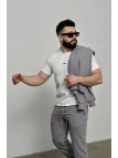 T-SHIRT Męski BG BLADE Biały Brandenburg