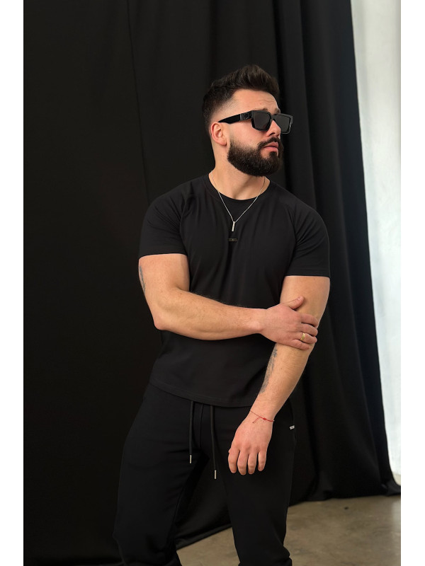 T-SHIRT Męski BG BLADE Czarny Brandenburg