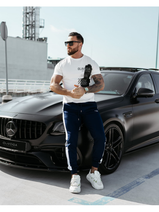 T-shirt męski OLAVOGA SLEEK 2025 Ecru