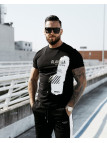 T-shirt męski OLAVOGA SLEEK 2025 Czarny