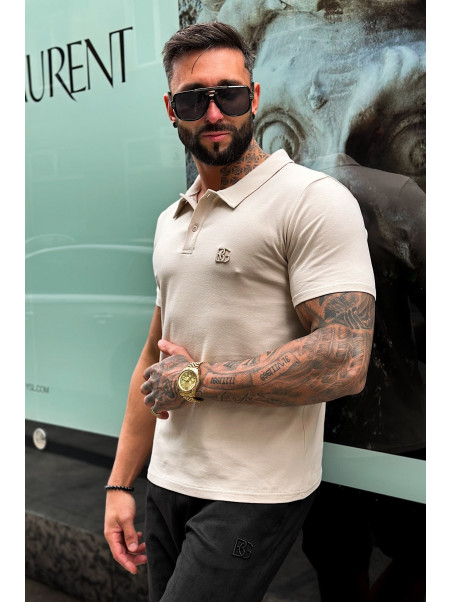 T-Shirt Męski Brandenburg BG Polo Beż